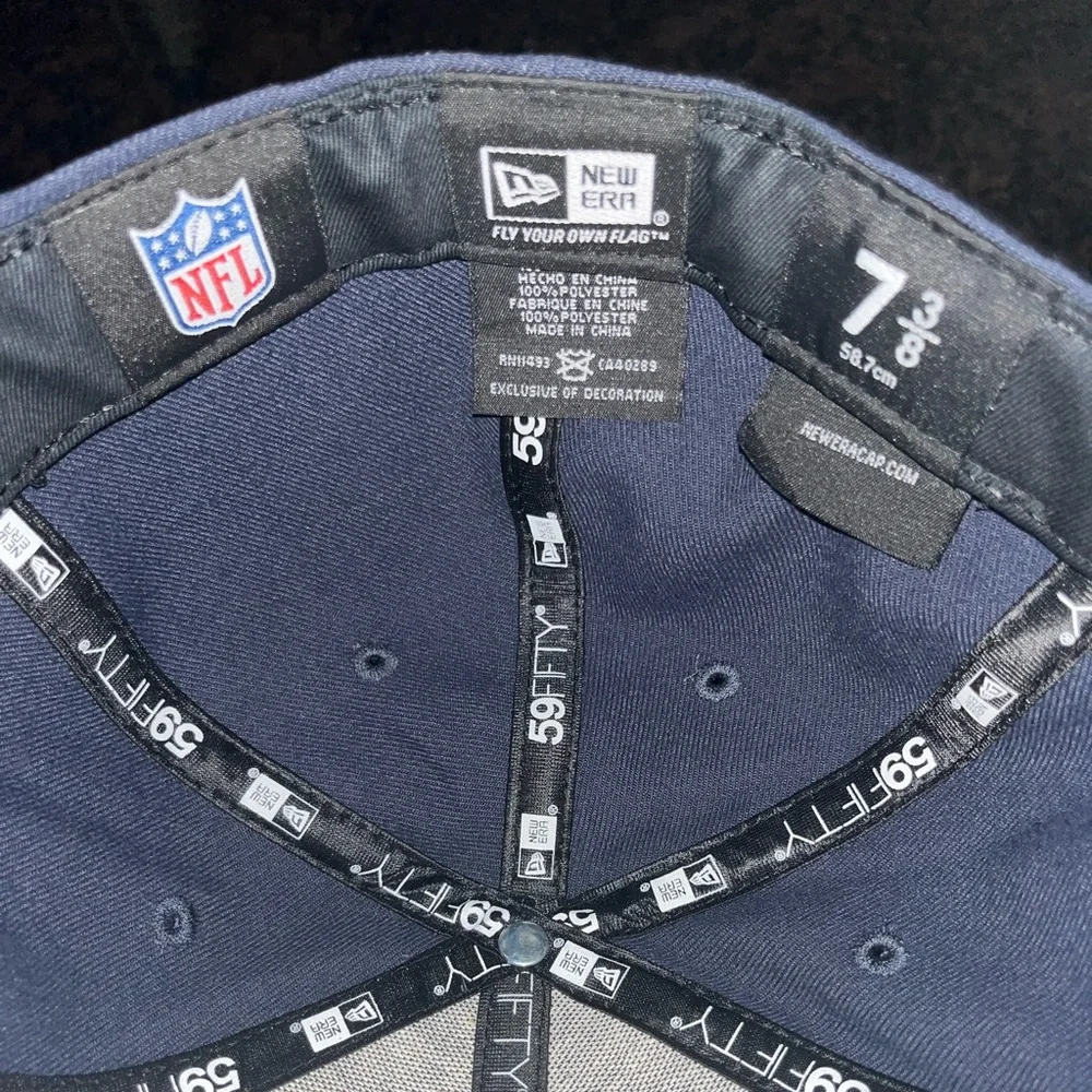 Chicago Bears New Era 59FIFTY Hat - Size 7 3/8 - Picture 6 of 8